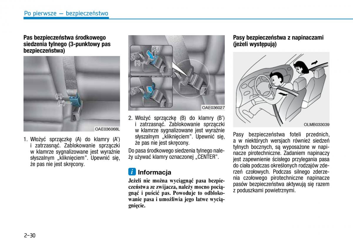 Hyundai Ioniq Hybrid instrukcja obslugi / page 62