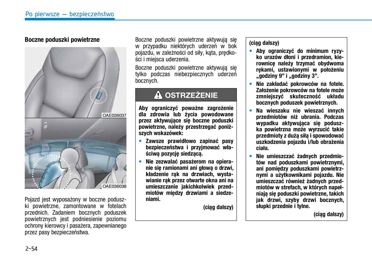 Hyundai Ioniq Hybrid instrukcja obslugi / page 86