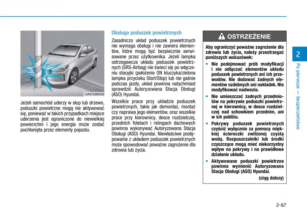 Hyundai Ioniq Hybrid instrukcja obslugi / page 99