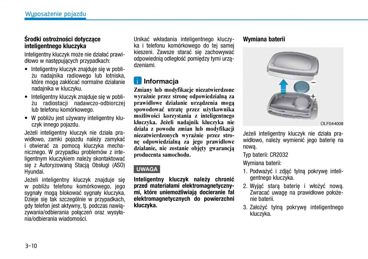 Hyundai Ioniq Hybrid instrukcja obslugi / page 111