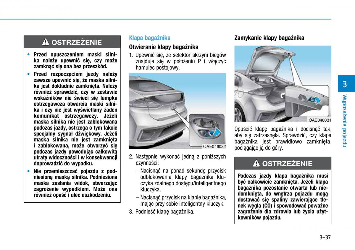 Hyundai Ioniq Hybrid instrukcja obslugi / page 138