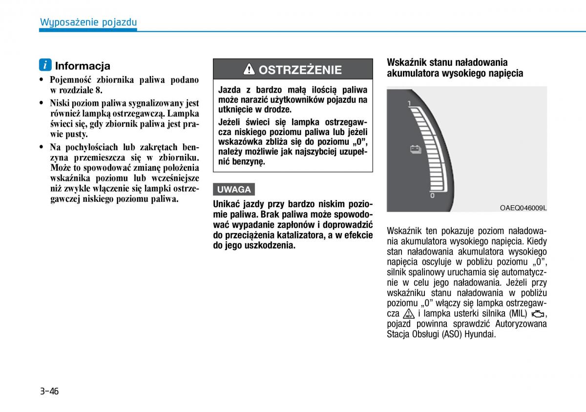 Hyundai Ioniq Hybrid instrukcja obslugi / page 147