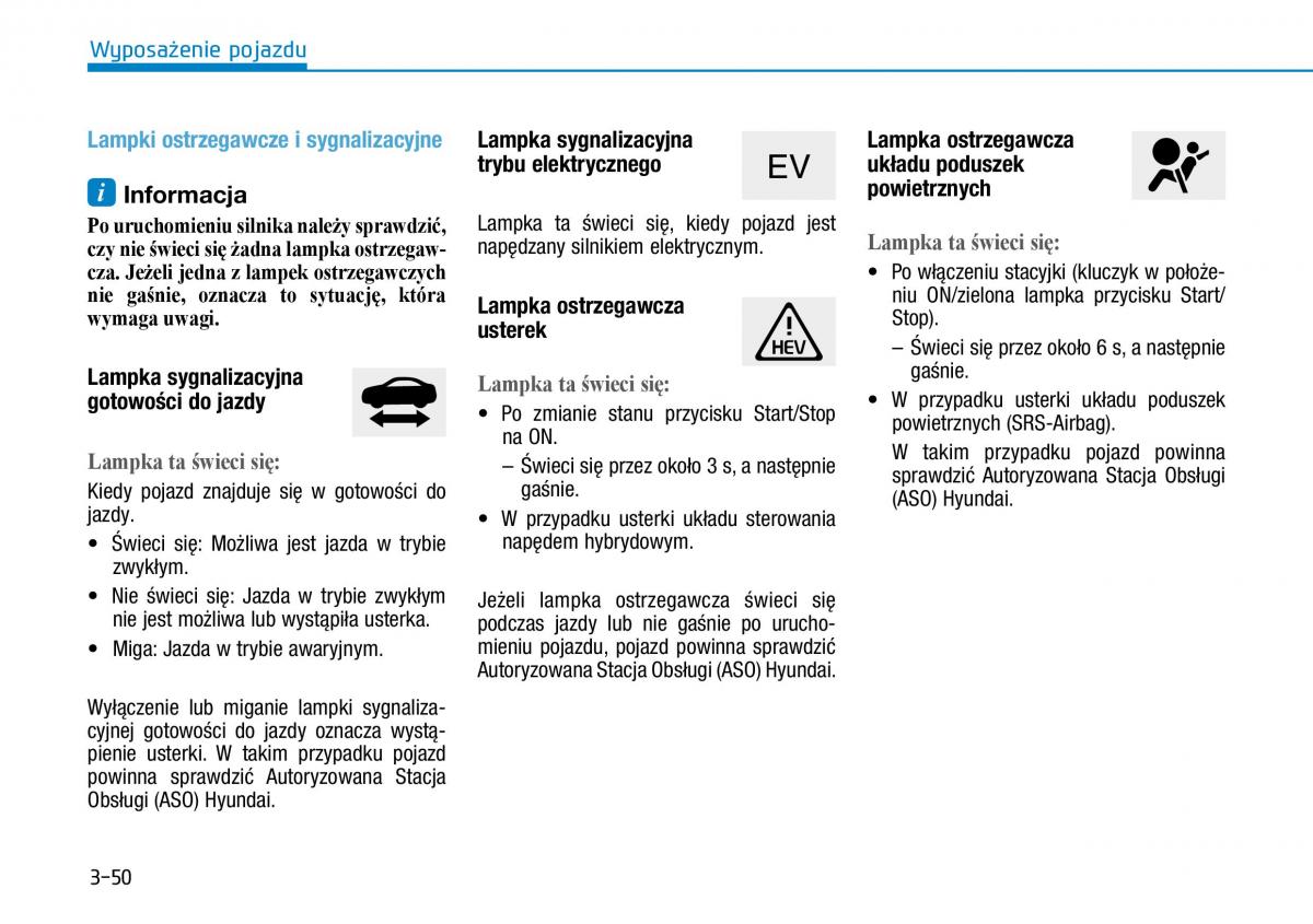 Hyundai Ioniq Hybrid instrukcja obslugi / page 151