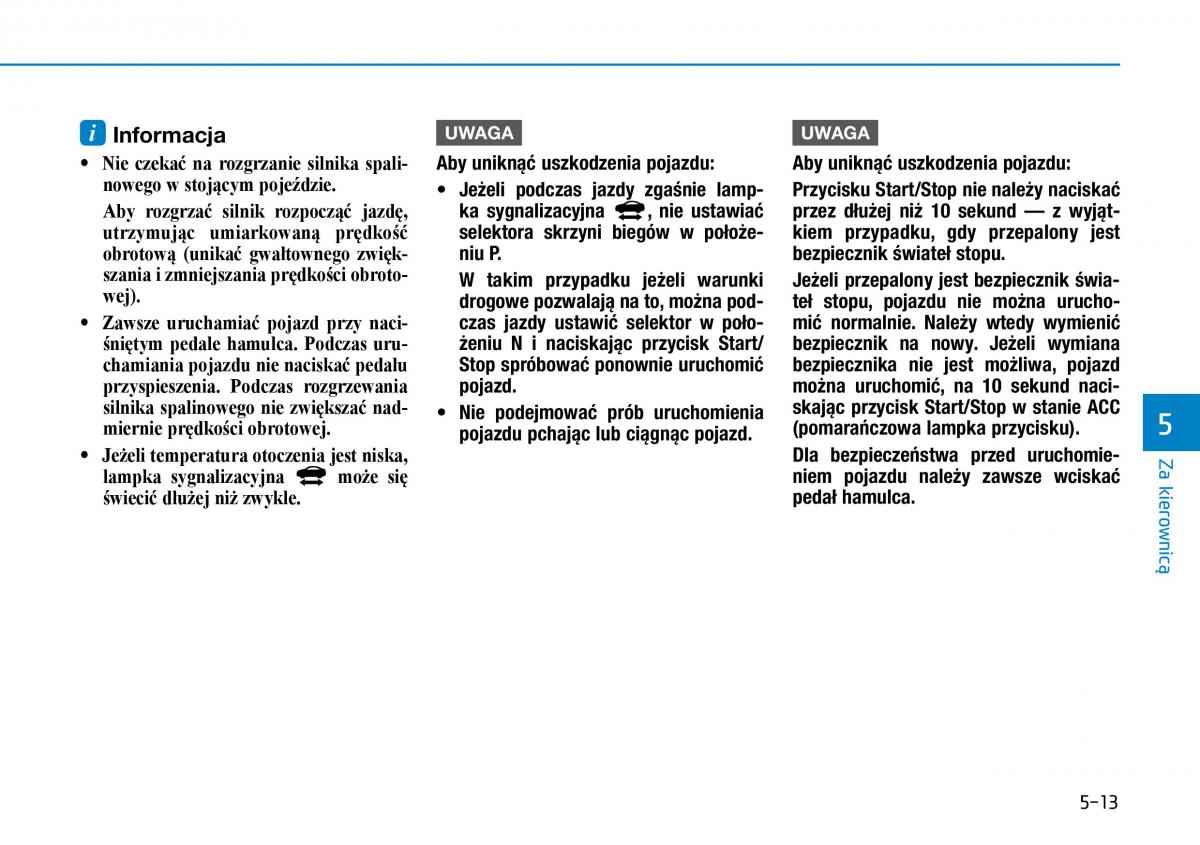 Hyundai Ioniq Hybrid instrukcja obslugi / page 296