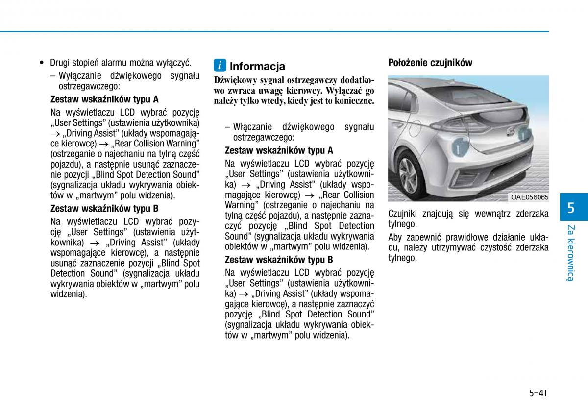 Hyundai Ioniq Hybrid instrukcja obslugi / page 324