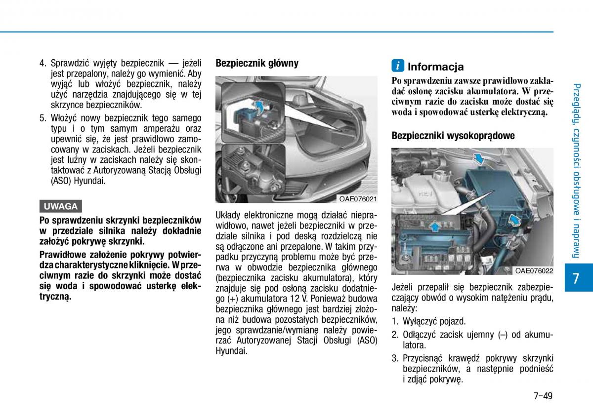 Hyundai Ioniq Hybrid instrukcja obslugi / page 469