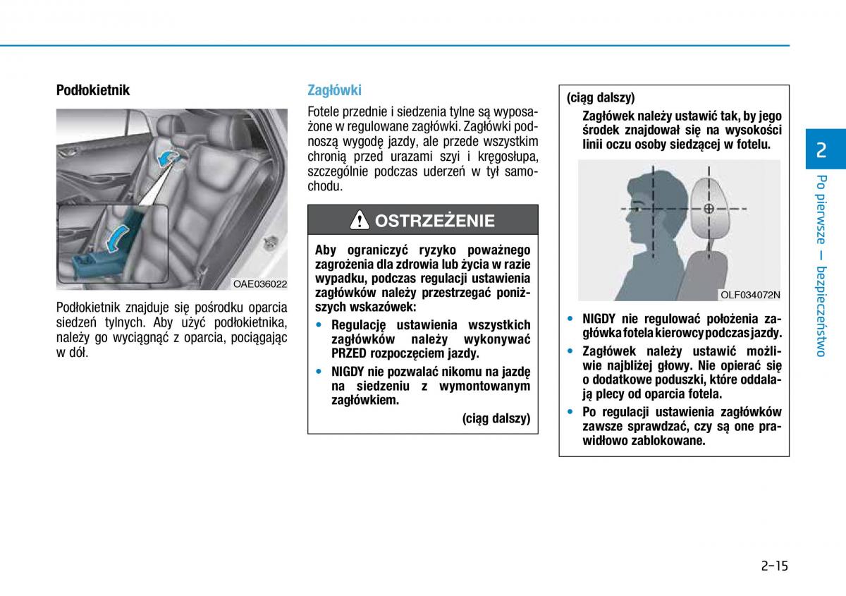 Hyundai Ioniq Hybrid instrukcja obslugi / page 47