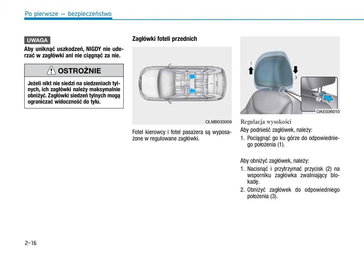 Hyundai Ioniq Hybrid instrukcja obslugi / page 48