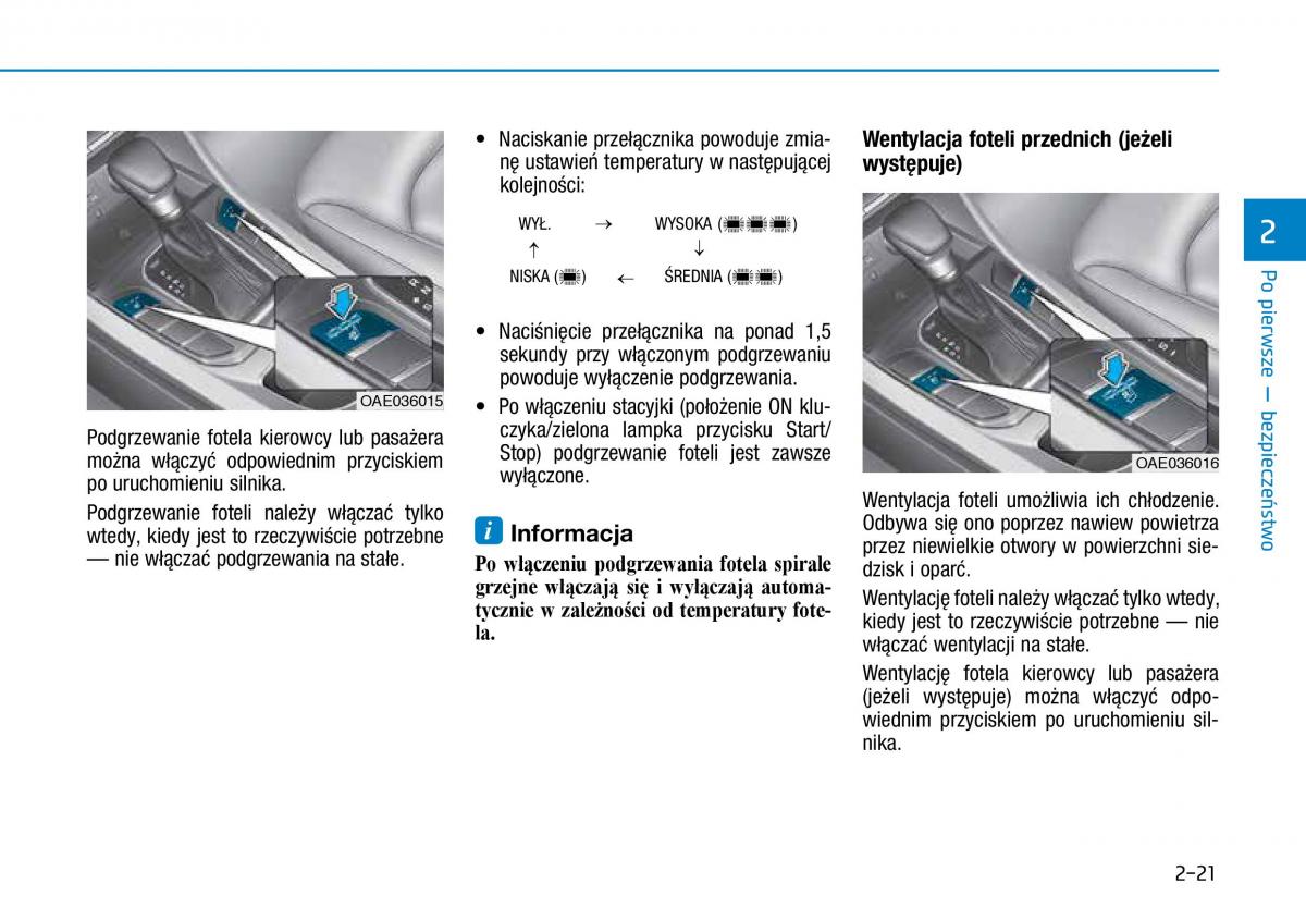 Hyundai Ioniq Hybrid instrukcja obslugi / page 53