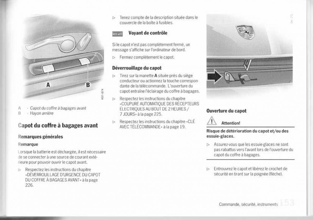 Porsche Cayman 987c manuel du proprietaire / page 145