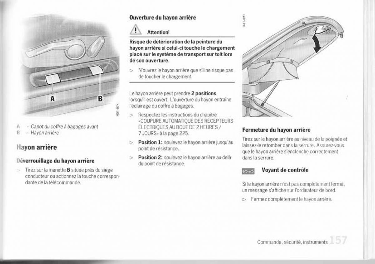 Porsche Cayman 987c manuel du proprietaire / page 147