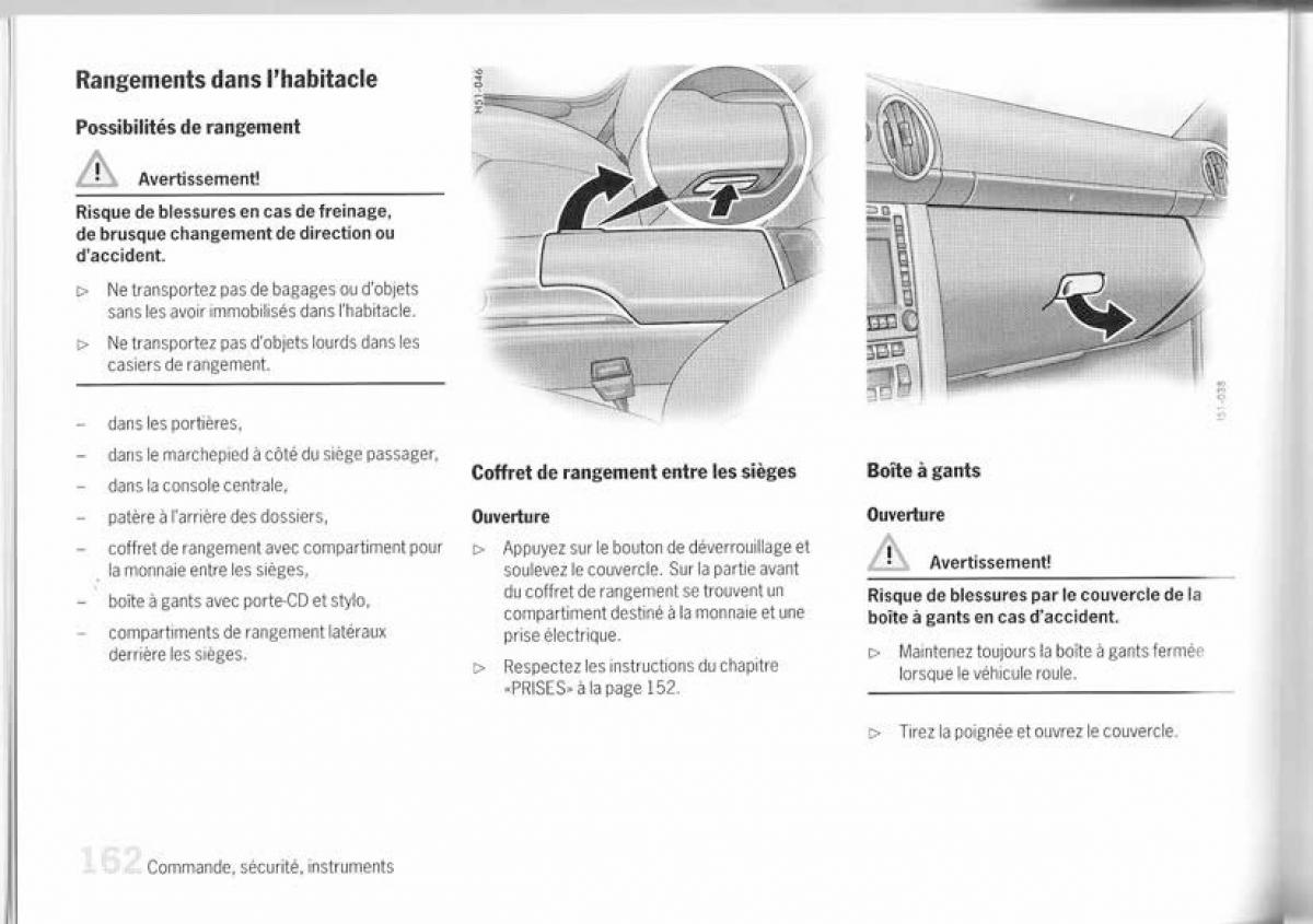 Porsche Cayman 987c manuel du proprietaire / page 152