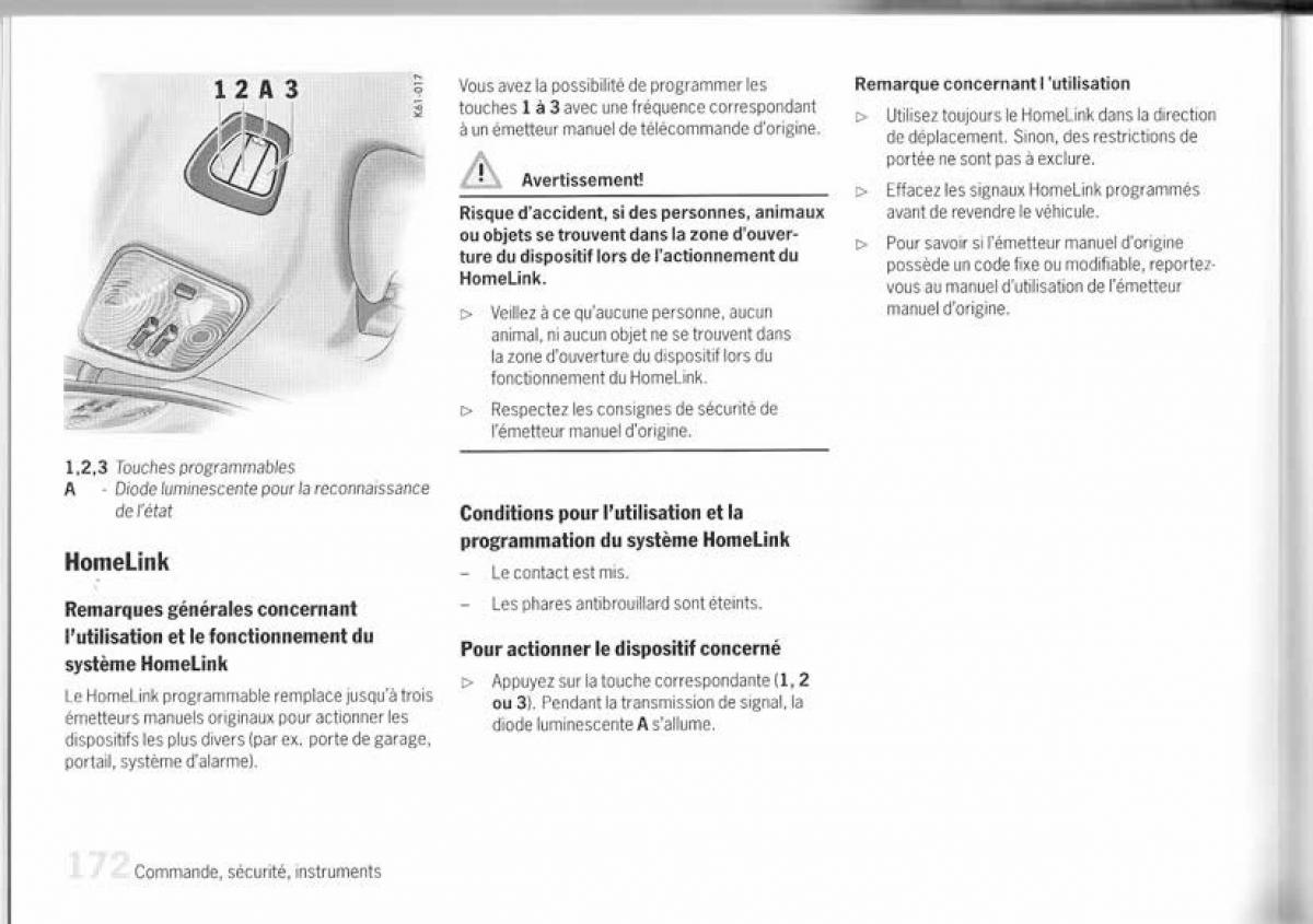 Porsche Cayman 987c manuel du proprietaire / page 159