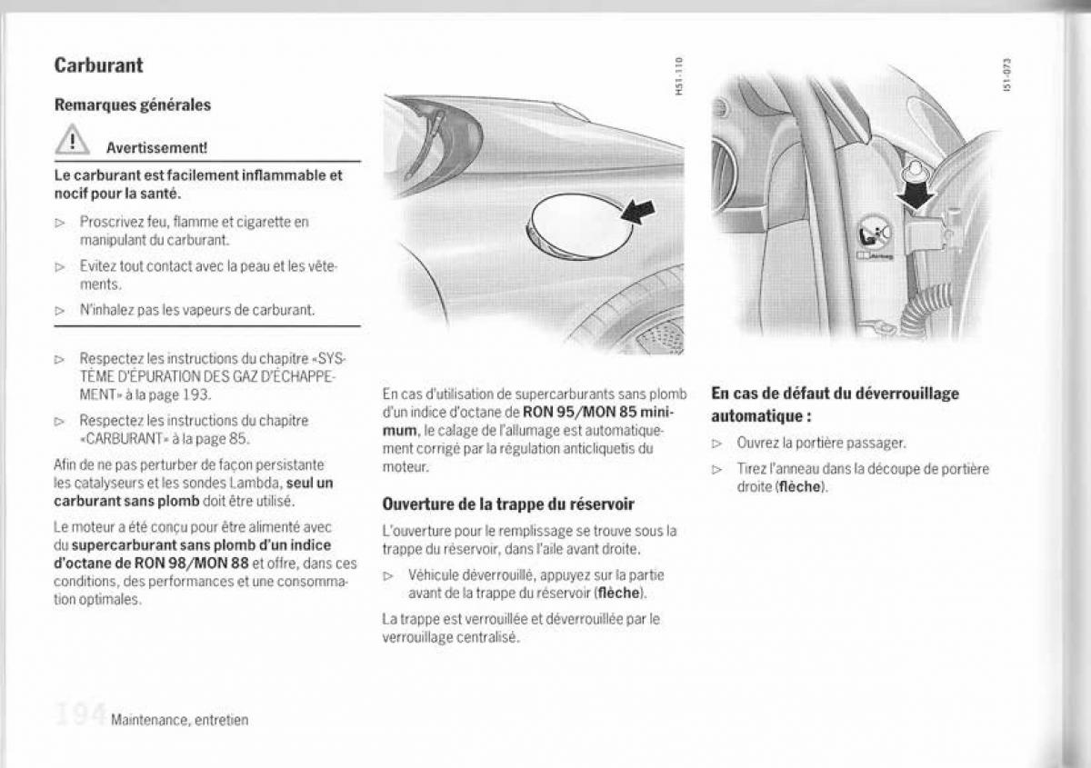 Porsche Cayman 987c manuel du proprietaire / page 179