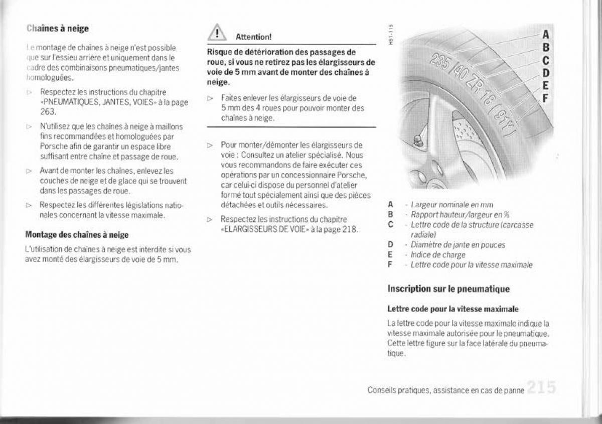 Porsche Cayman 987c manuel du proprietaire / page 200