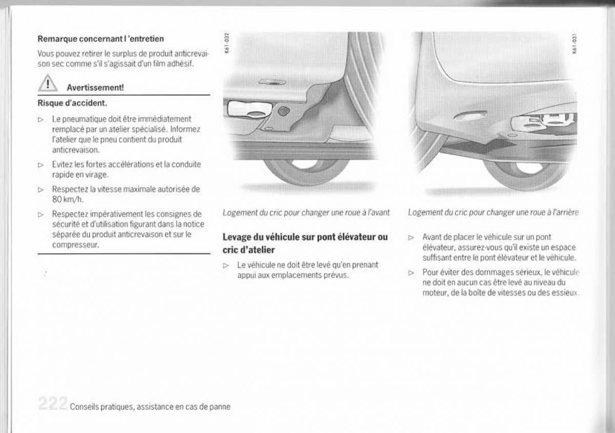 Porsche Cayman 987c manuel du proprietaire / page 207