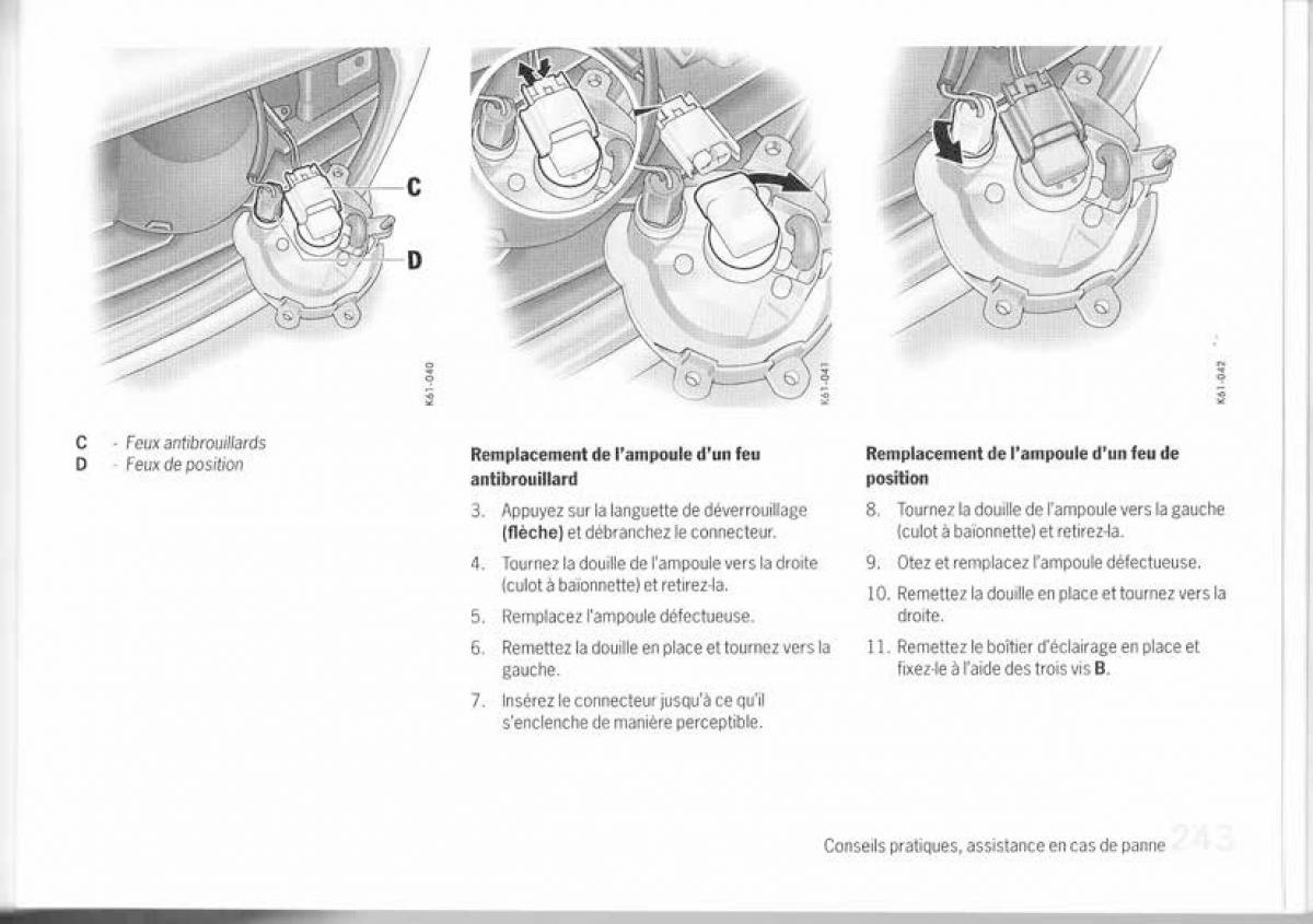 Porsche Cayman 987c manuel du proprietaire / page 227