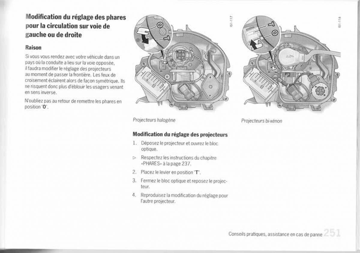 Porsche Cayman 987c manuel du proprietaire / page 235