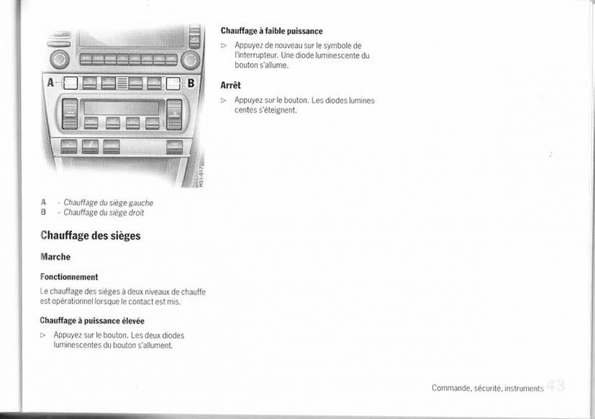 Porsche Cayman 987c manuel du proprietaire / page 36