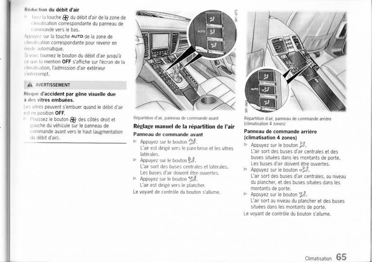 Porsche Panamera I 1 manuel du proprietaire / page 65