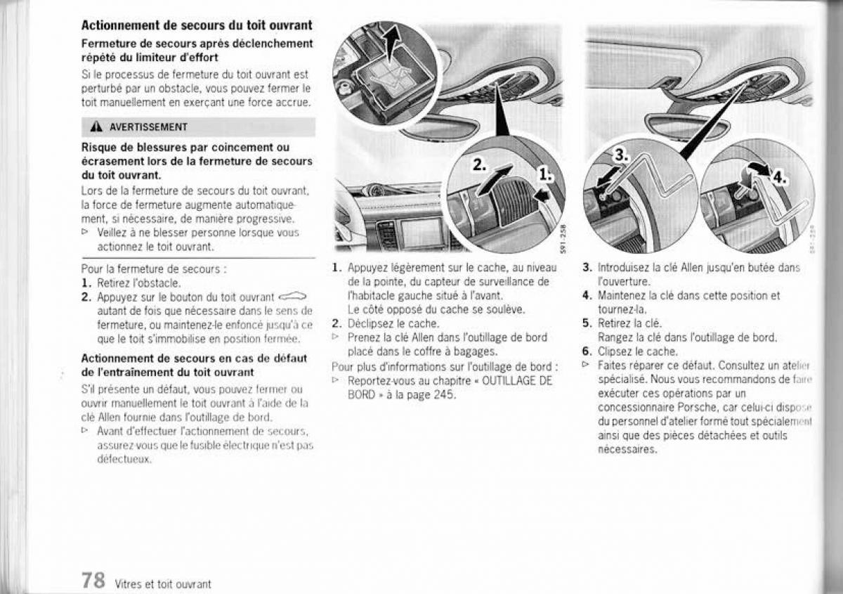 Porsche Panamera I 1 manuel du proprietaire / page 77