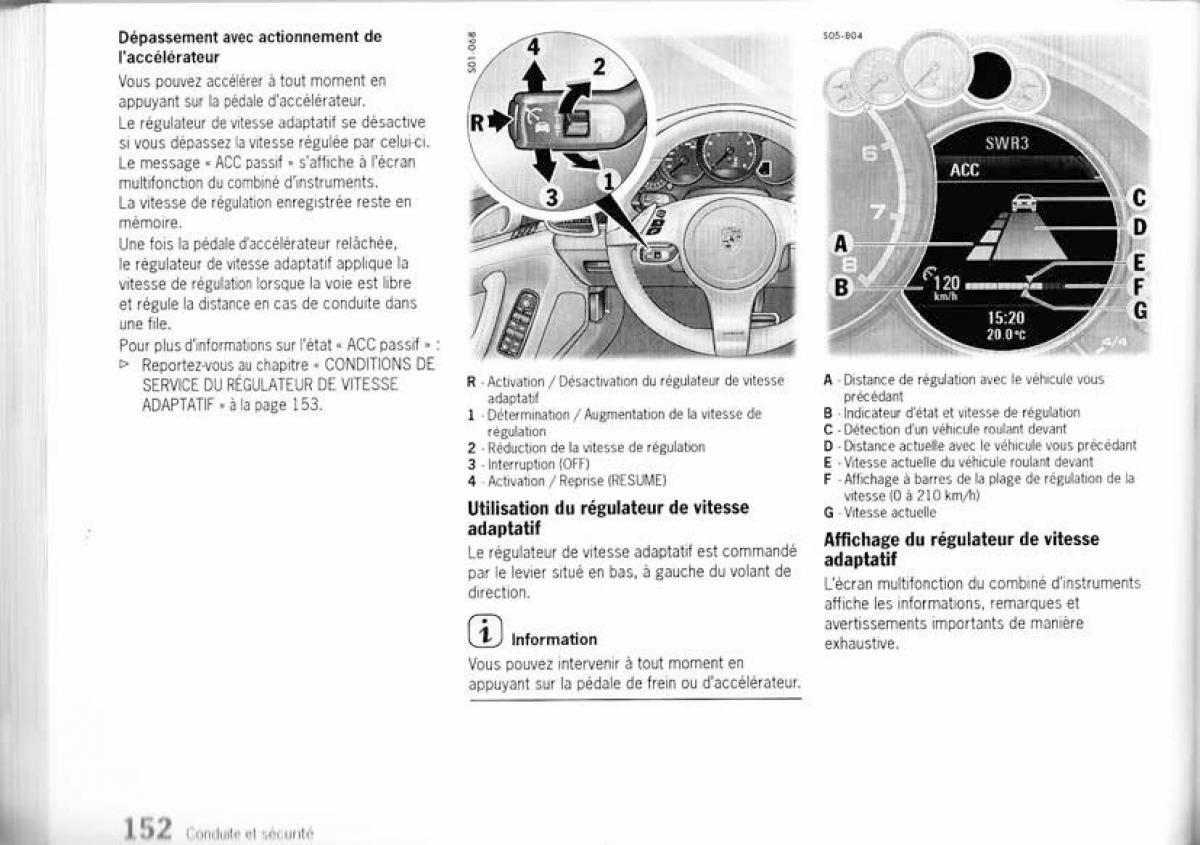 Porsche Panamera I 1 manuel du proprietaire / page 151