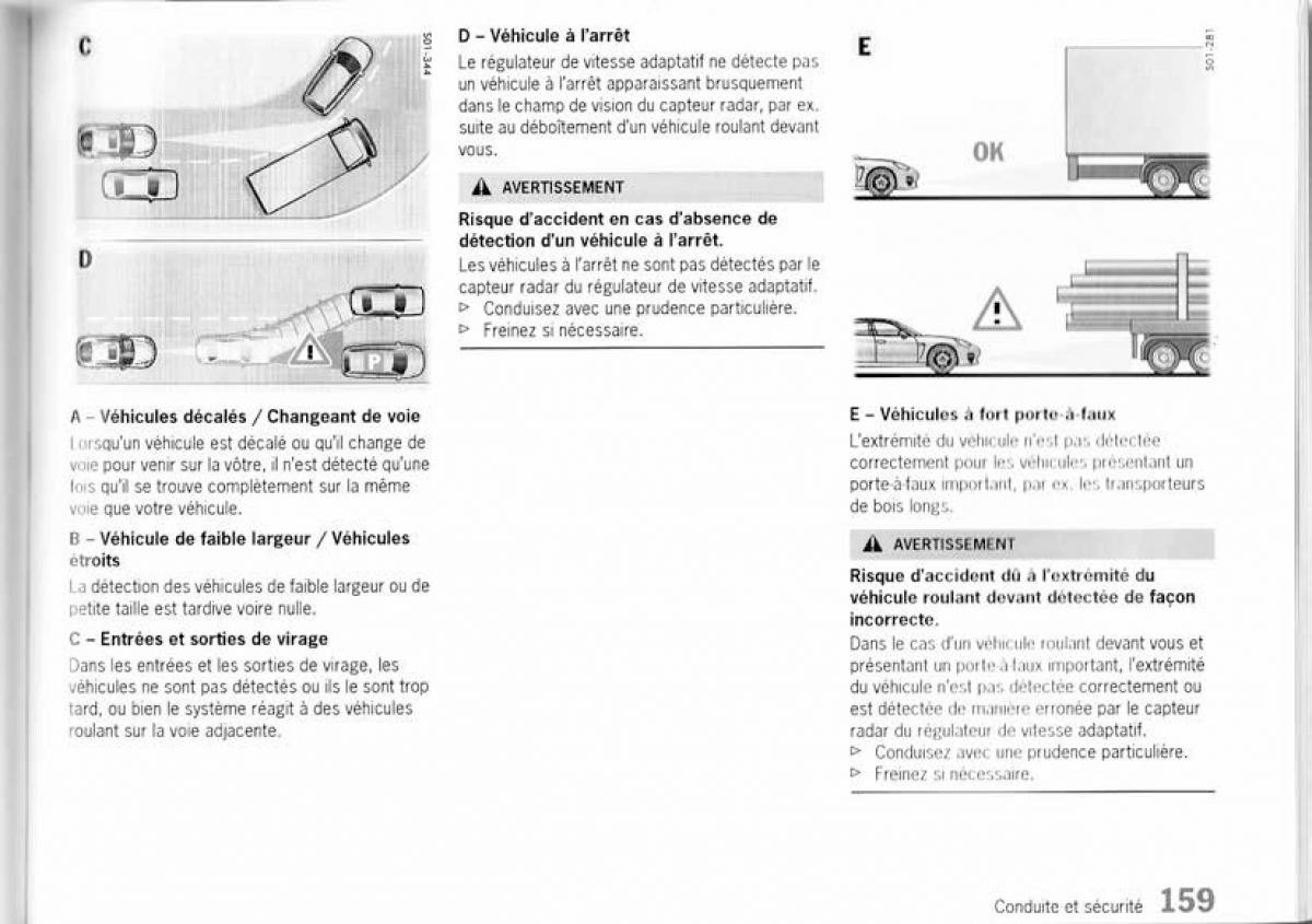 Porsche Panamera I 1 manuel du proprietaire / page 158