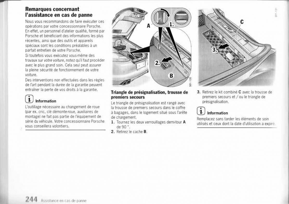 Porsche Panamera I 1 manuel du proprietaire / page 242