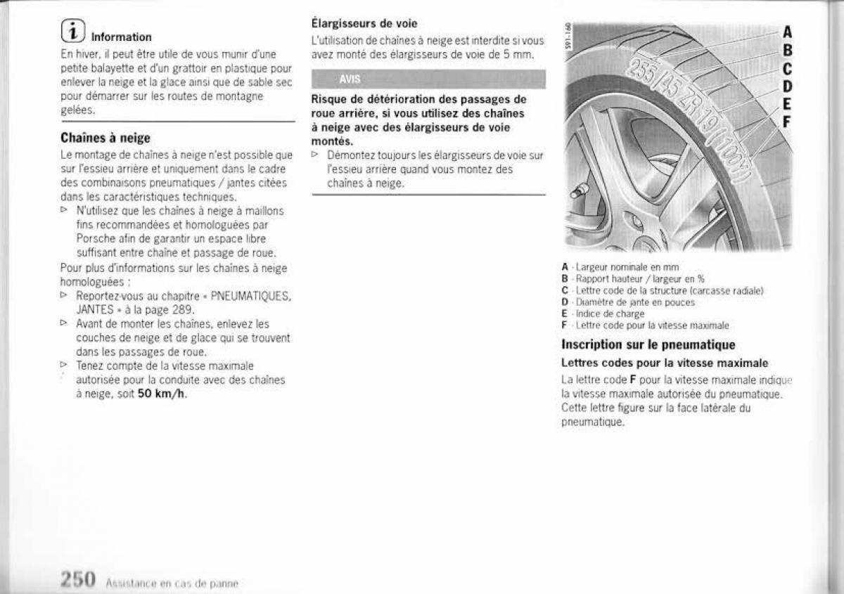 Porsche Panamera I 1 manuel du proprietaire / page 248