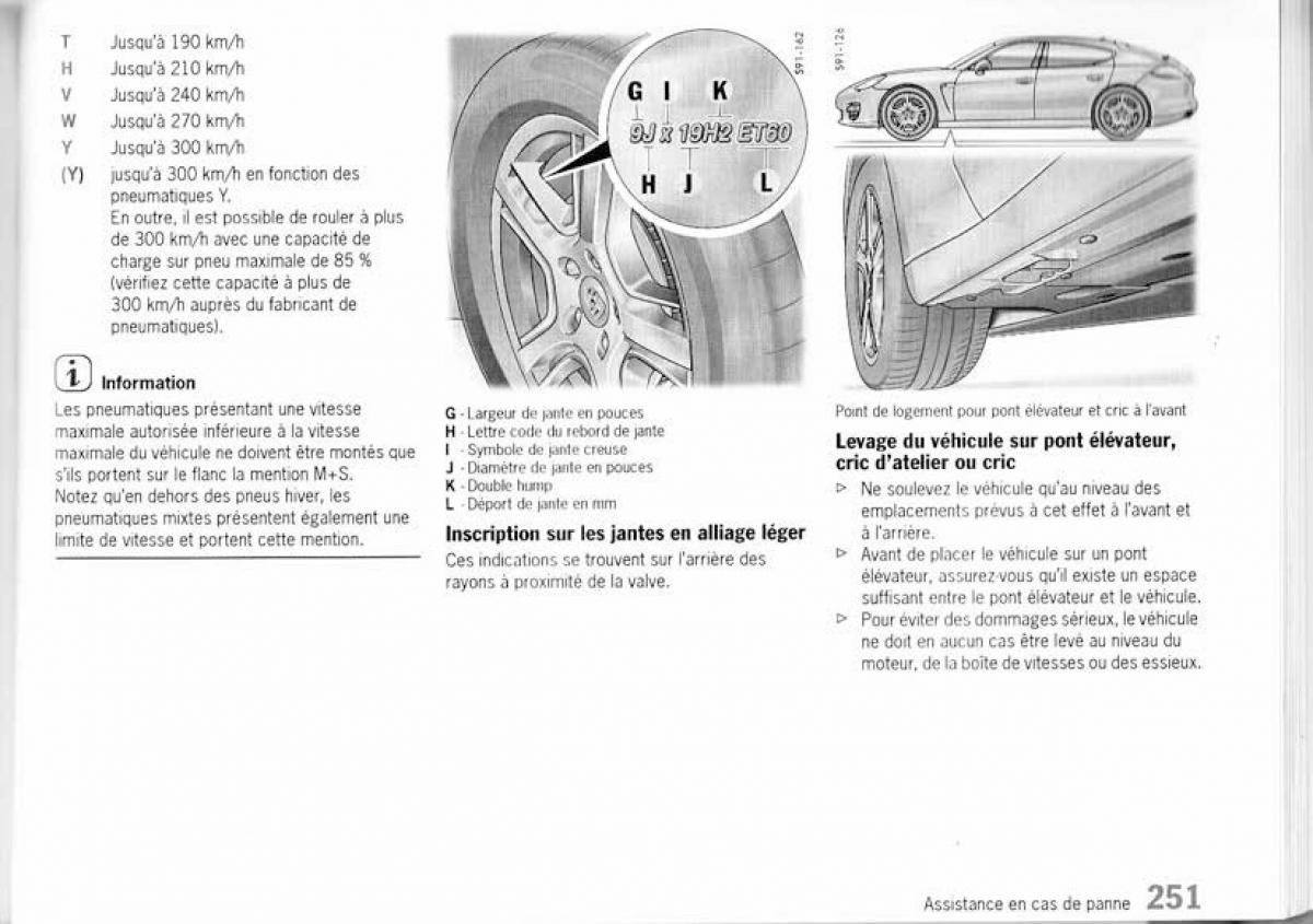 Porsche Panamera I 1 manuel du proprietaire / page 249