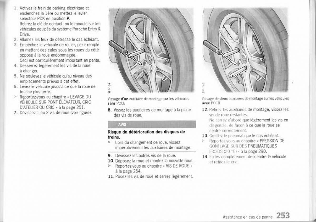 Porsche Panamera I 1 manuel du proprietaire / page 251