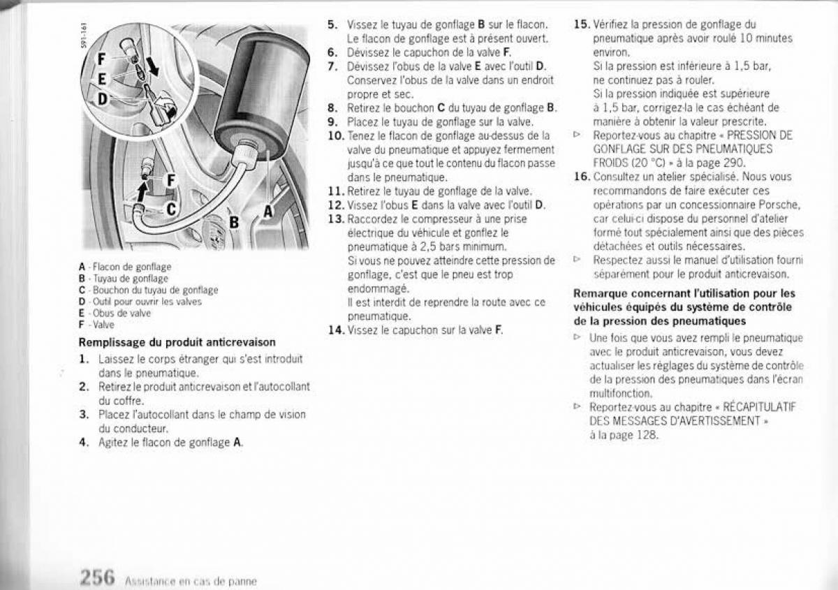 Porsche Panamera I 1 manuel du proprietaire / page 254