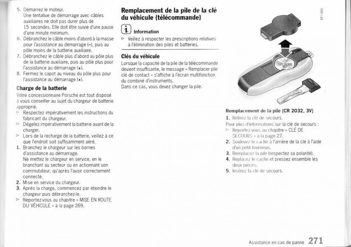 Porsche Panamera I 1 manuel du proprietaire / page 269