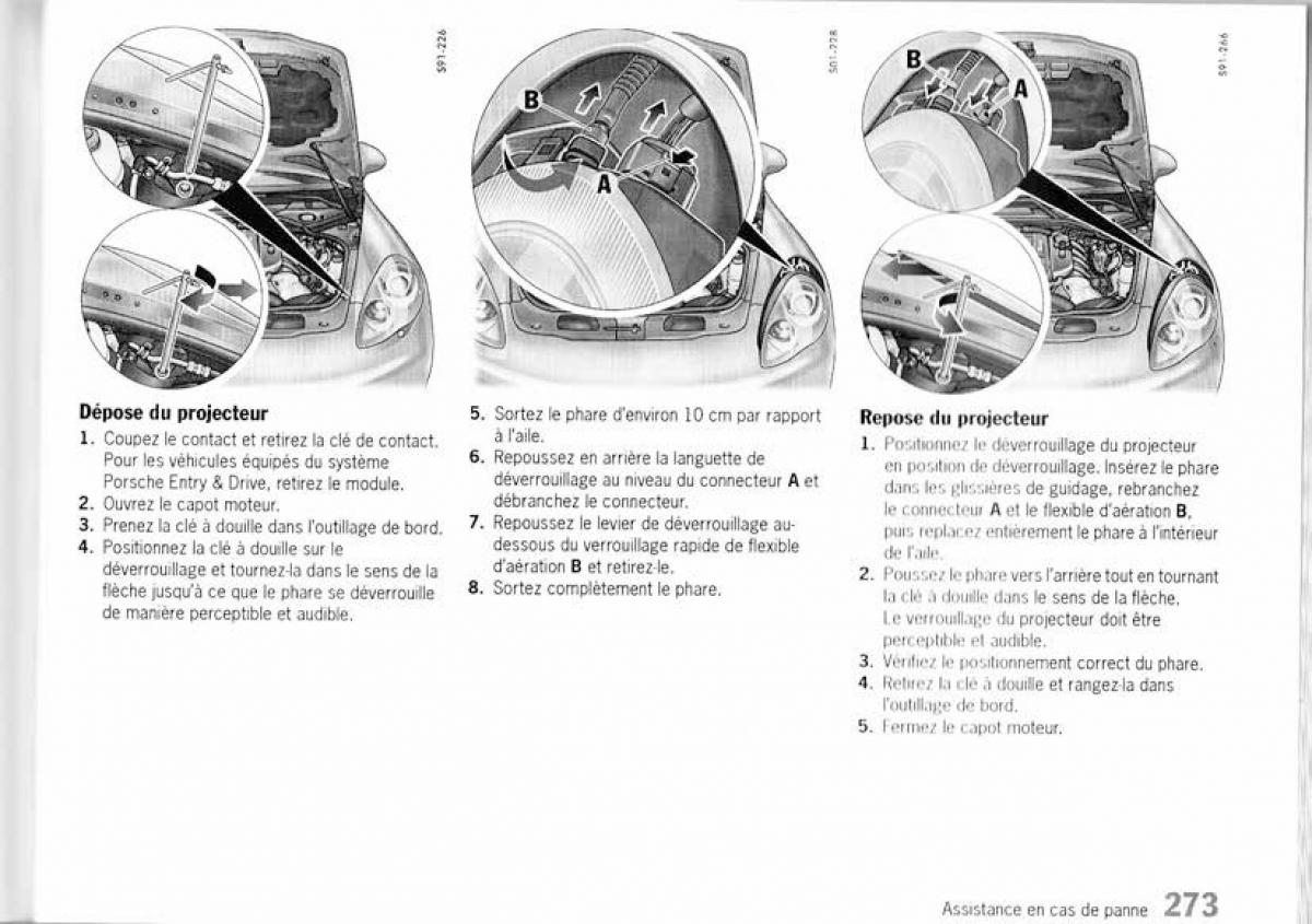 Porsche Panamera I 1 manuel du proprietaire / page 271