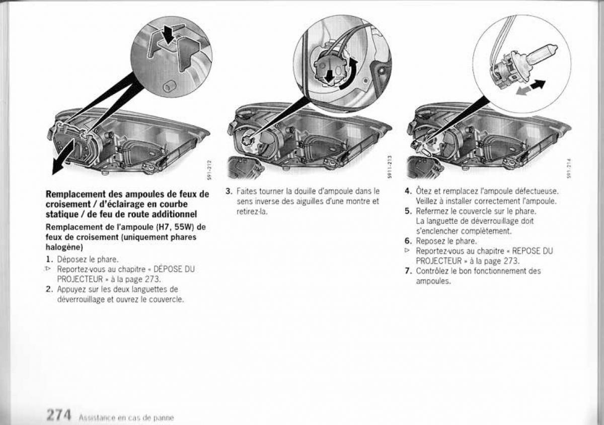 Porsche Panamera I 1 manuel du proprietaire / page 272