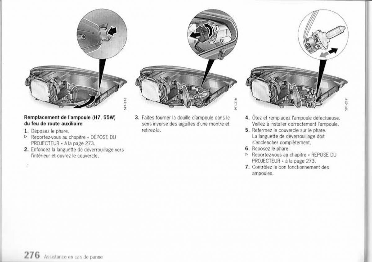 Porsche Panamera I 1 manuel du proprietaire / page 274