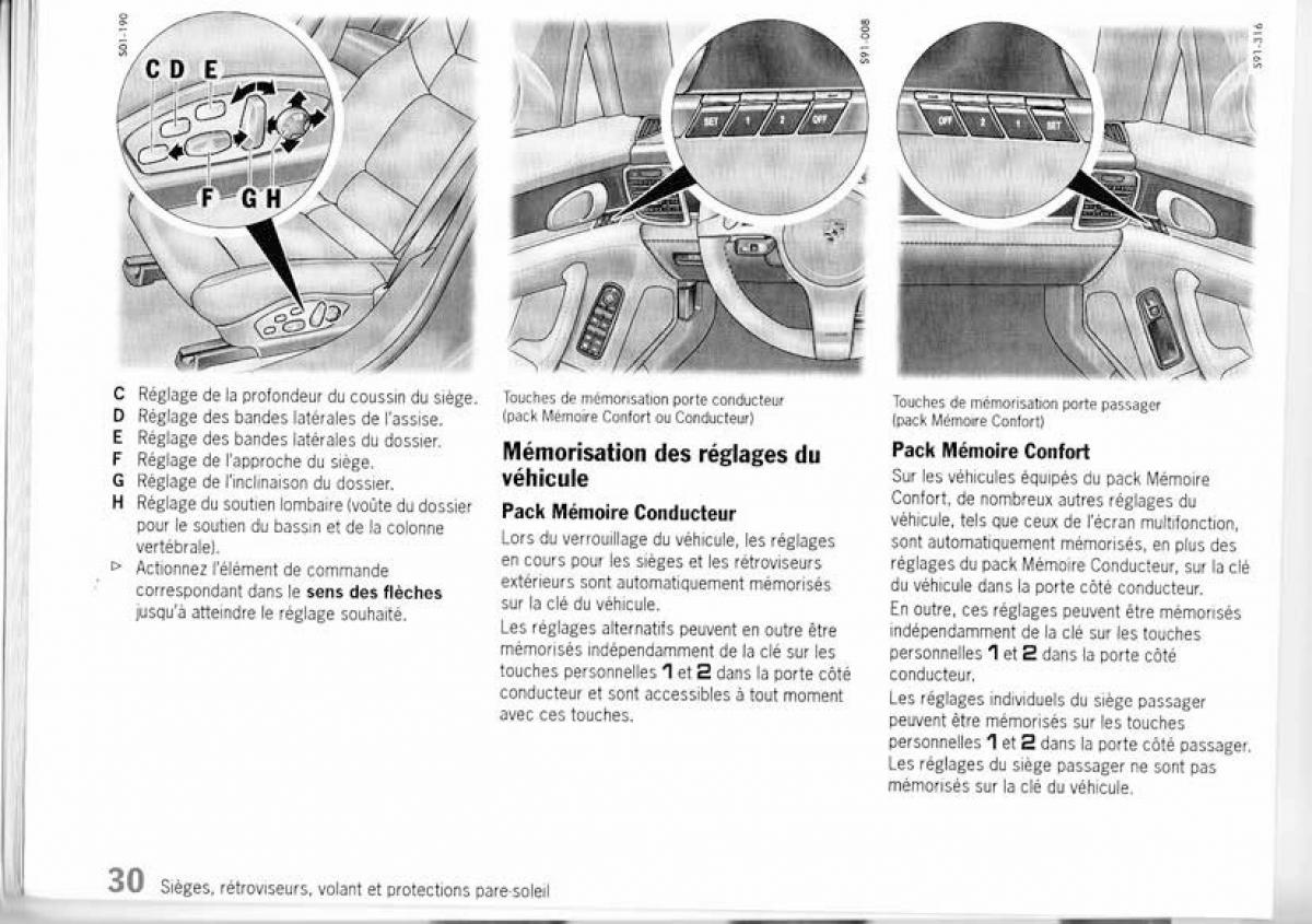 Porsche Panamera I 1 manuel du proprietaire / page 29