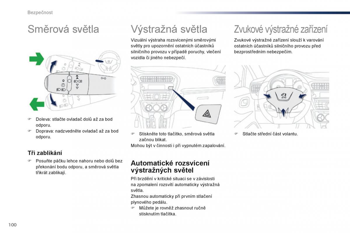 Peugeot 301 navod k obsludze / page 102