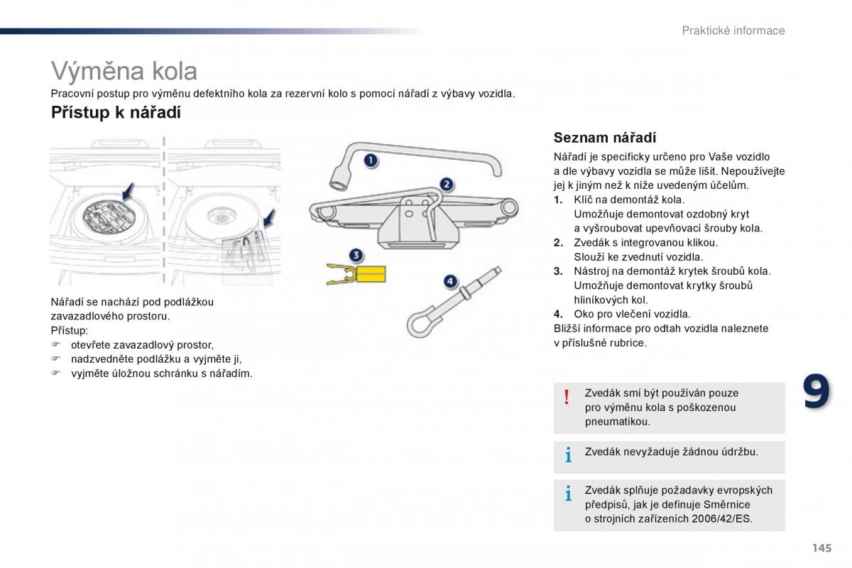 Peugeot 301 navod k obsludze / page 147