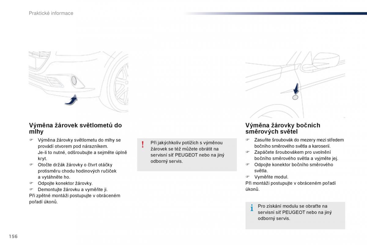 Peugeot 301 navod k obsludze / page 158