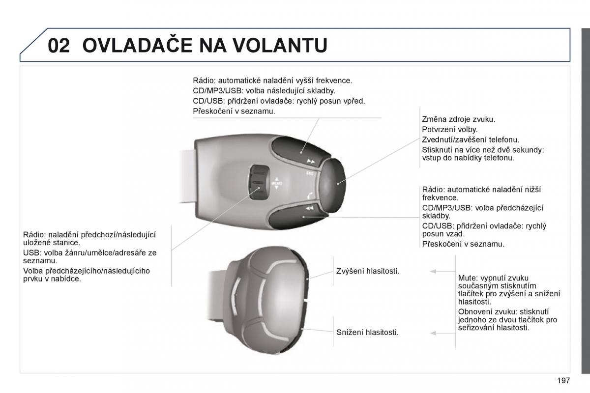 Peugeot 301 navod k obsludze / page 199