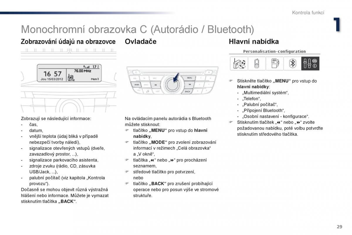 Peugeot 301 navod k obsludze / page 31