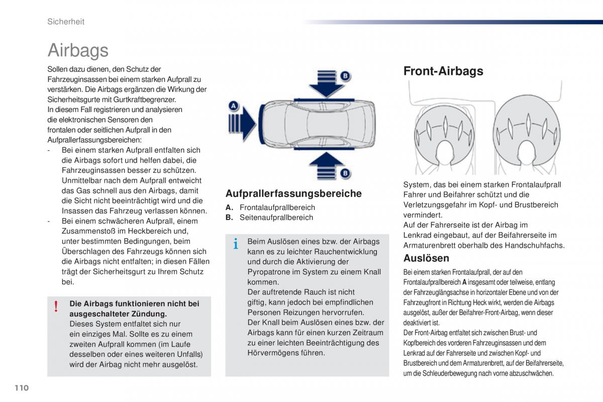 Peugeot 301 Handbuch / page 112