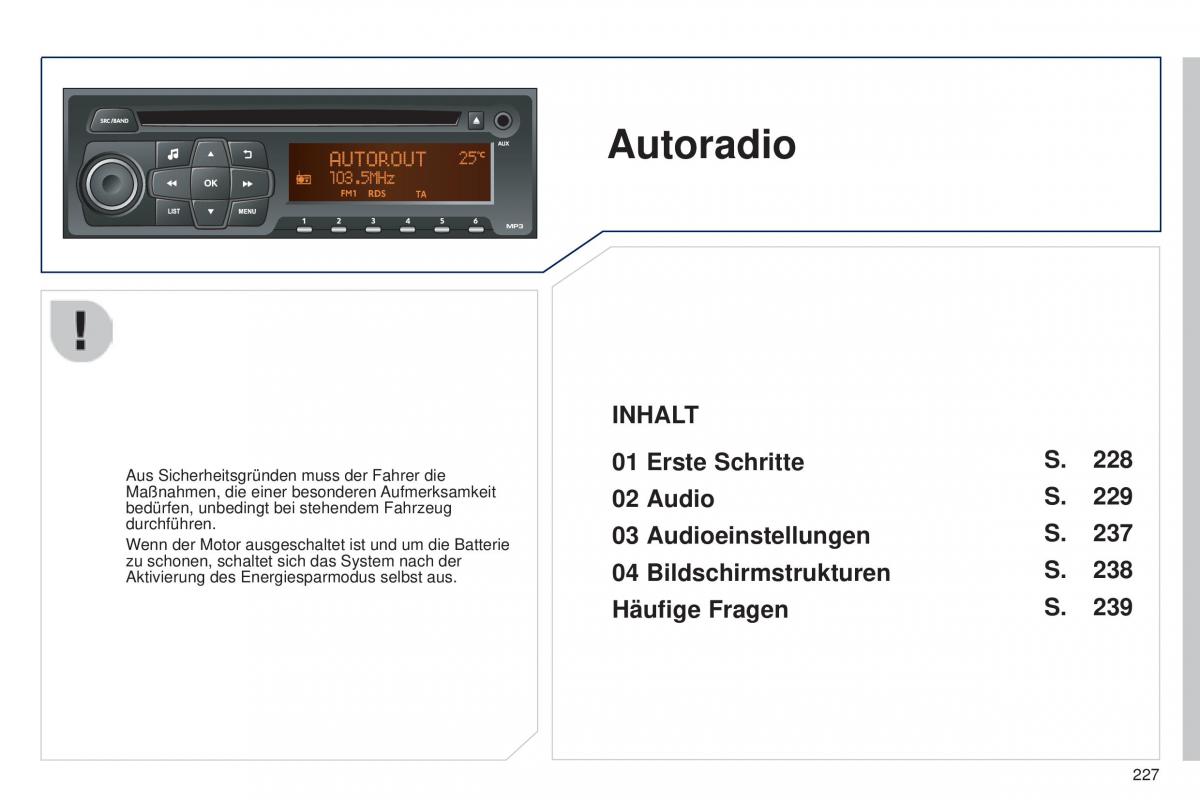 Peugeot 301 Handbuch / page 229