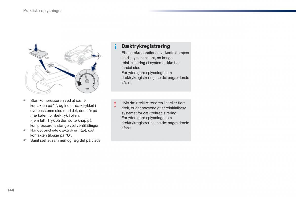 Peugeot 301 Bilens instruktionsbog / page 146