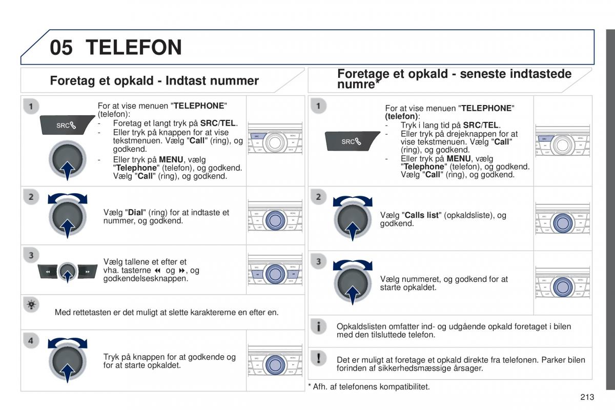 Peugeot 301 Bilens instruktionsbog / page 215