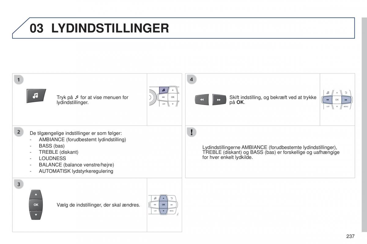 Peugeot 301 Bilens instruktionsbog / page 239