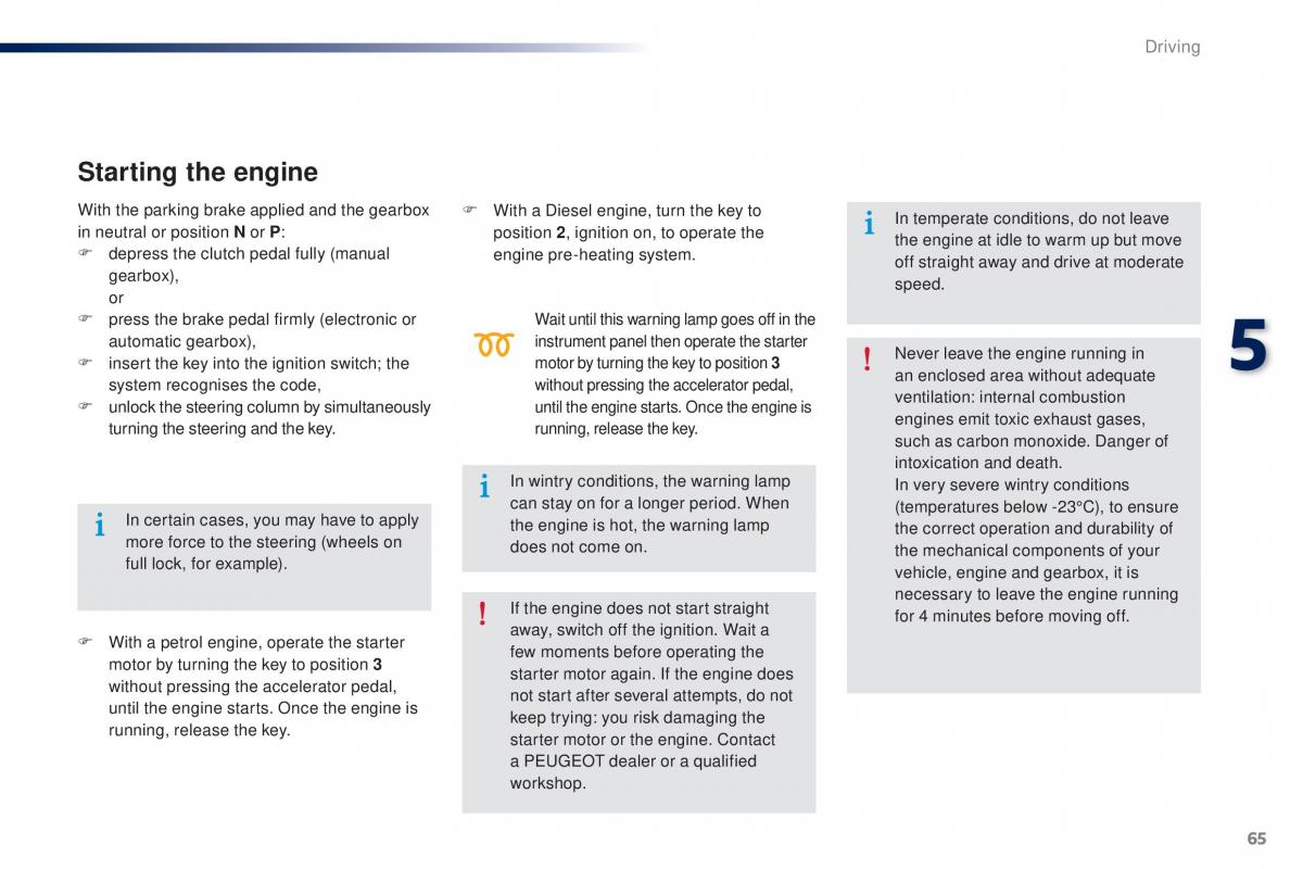 Peugeot 301 owners manual / page 67