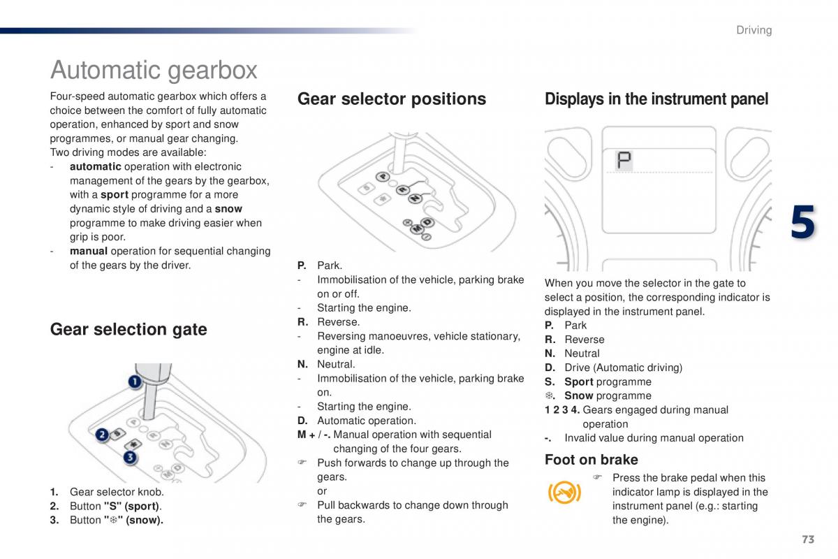 Peugeot 301 owners manual / page 75