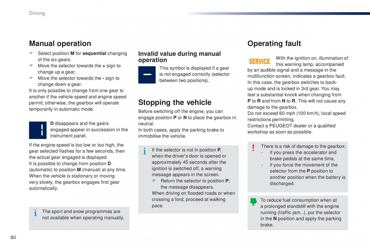 Peugeot 301 owners manual / page 82